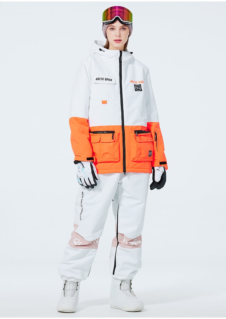 Completo da sci invernale unisex – Tuta da neve traspirante e isolante in due pezzi