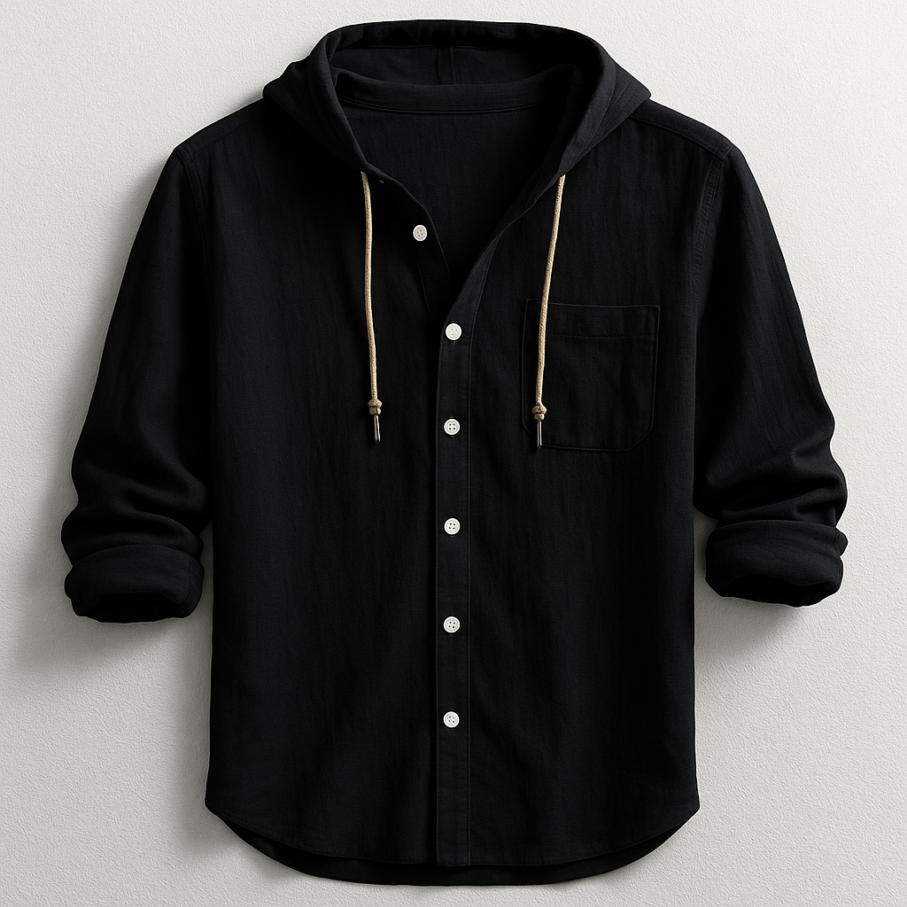 Camicia con Cappuccio Laurent Monaco – Lusso, Stile Casual e Design Moderno