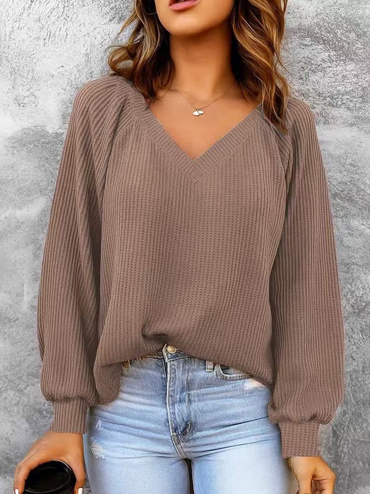 Pull ample pour femme en maille douce - Décontracté et confortable