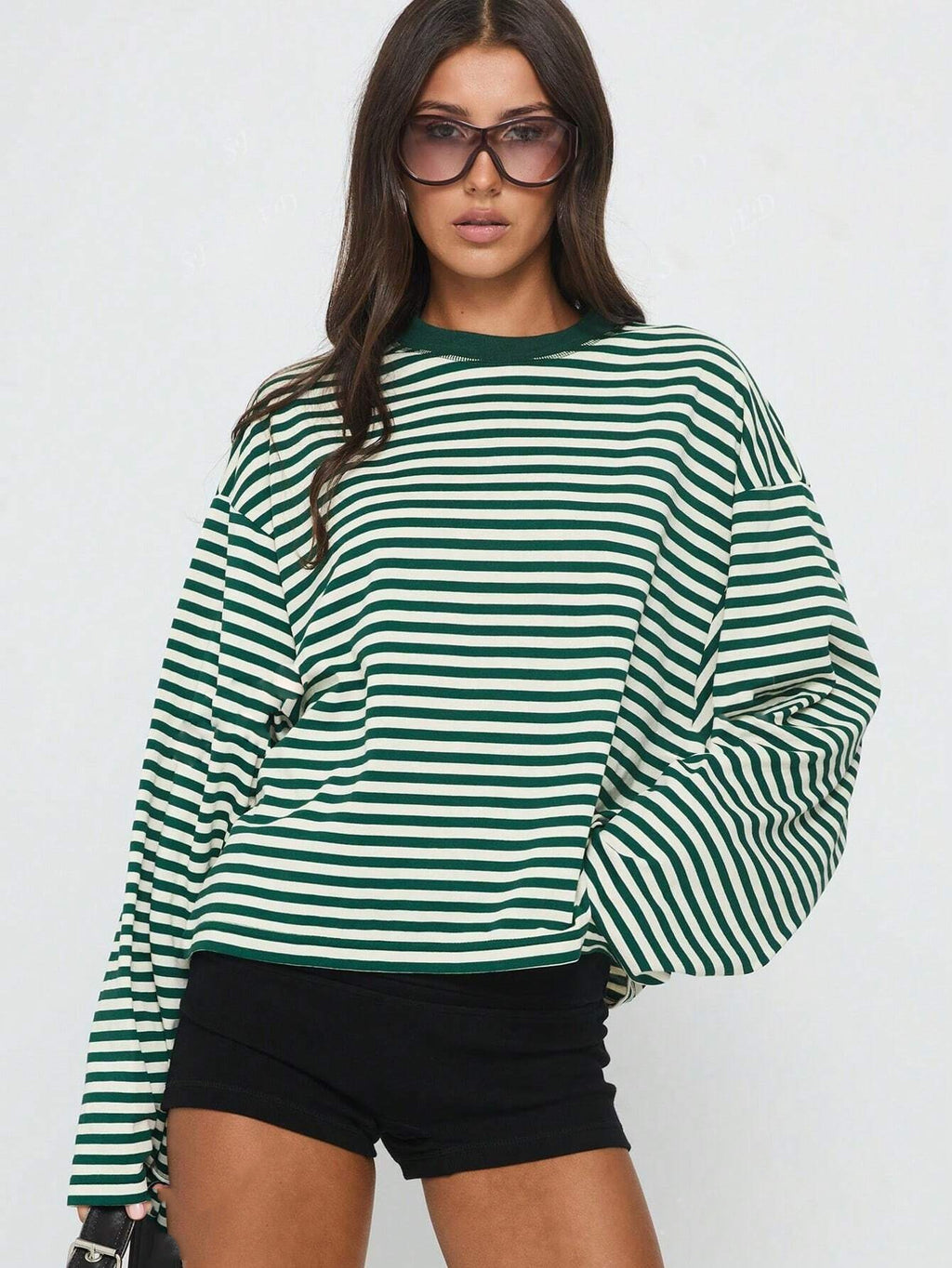 Top Donna a Righe Color Block Retrò – Stile Casual con Vestibilità Morbida
