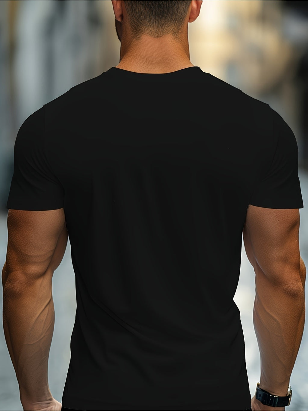 T-shirt uomo girocollo a maniche corte - Casual e versatile