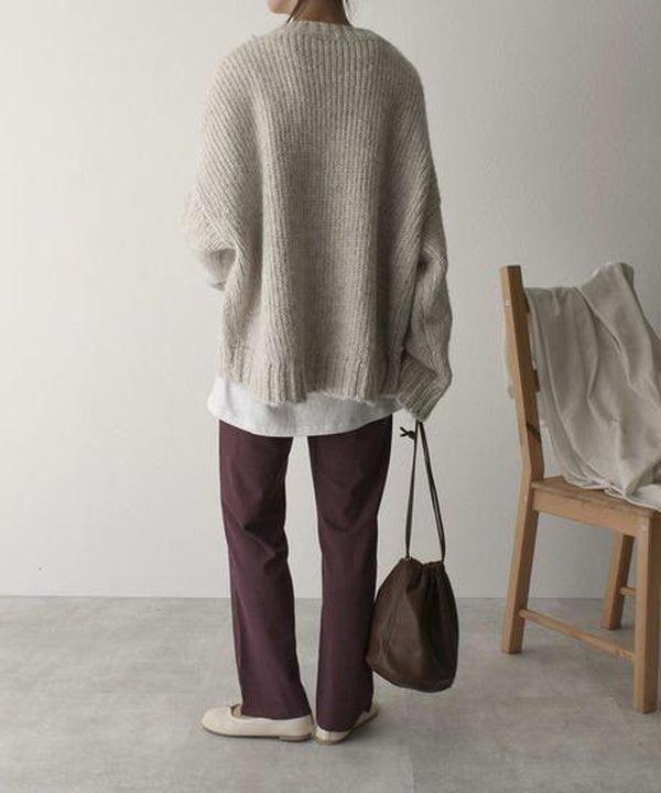 Maglione donna oversize in maglia - Morbido e comodo