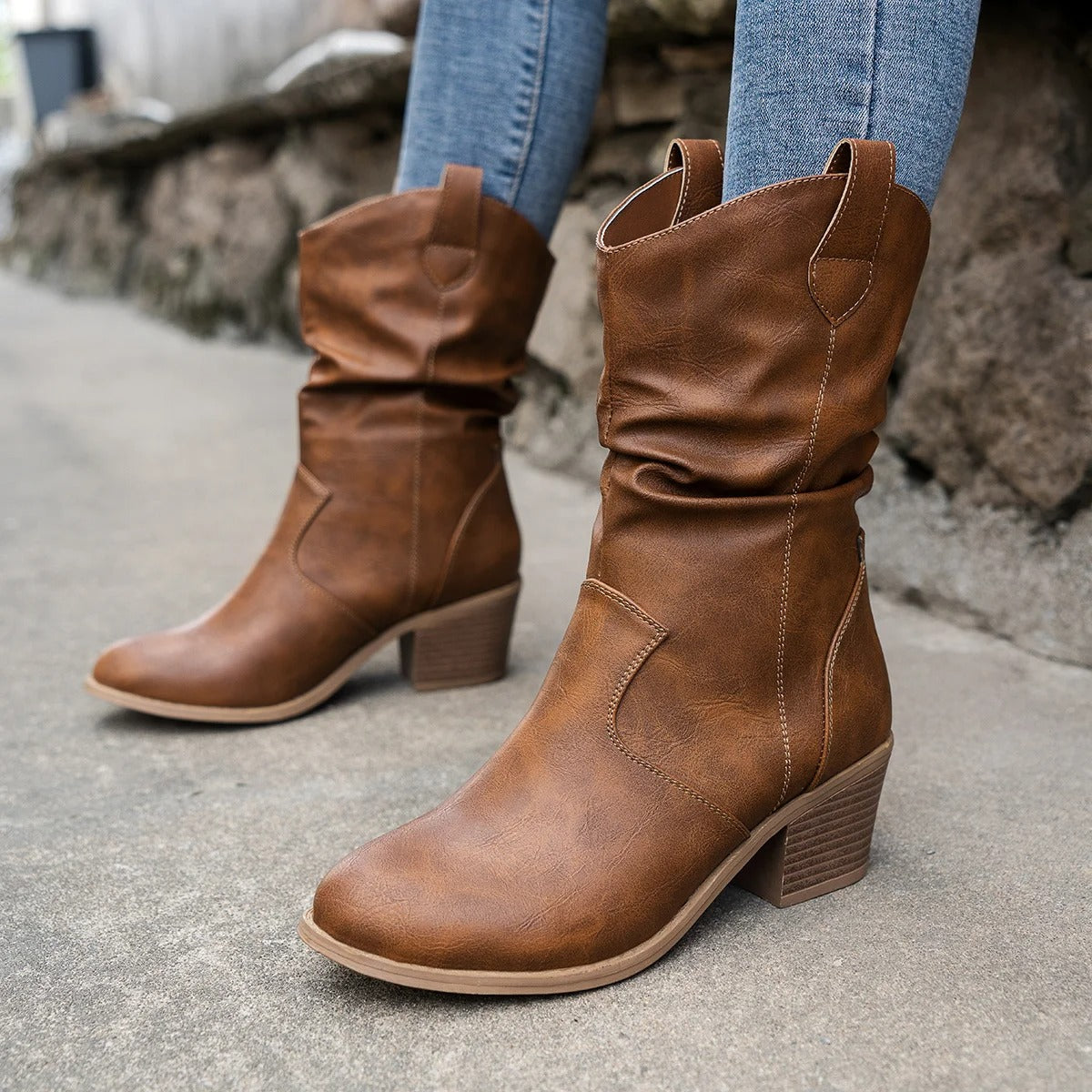 Stivali da cowboy resistenti ed eleganti per donna - Scarpe comode