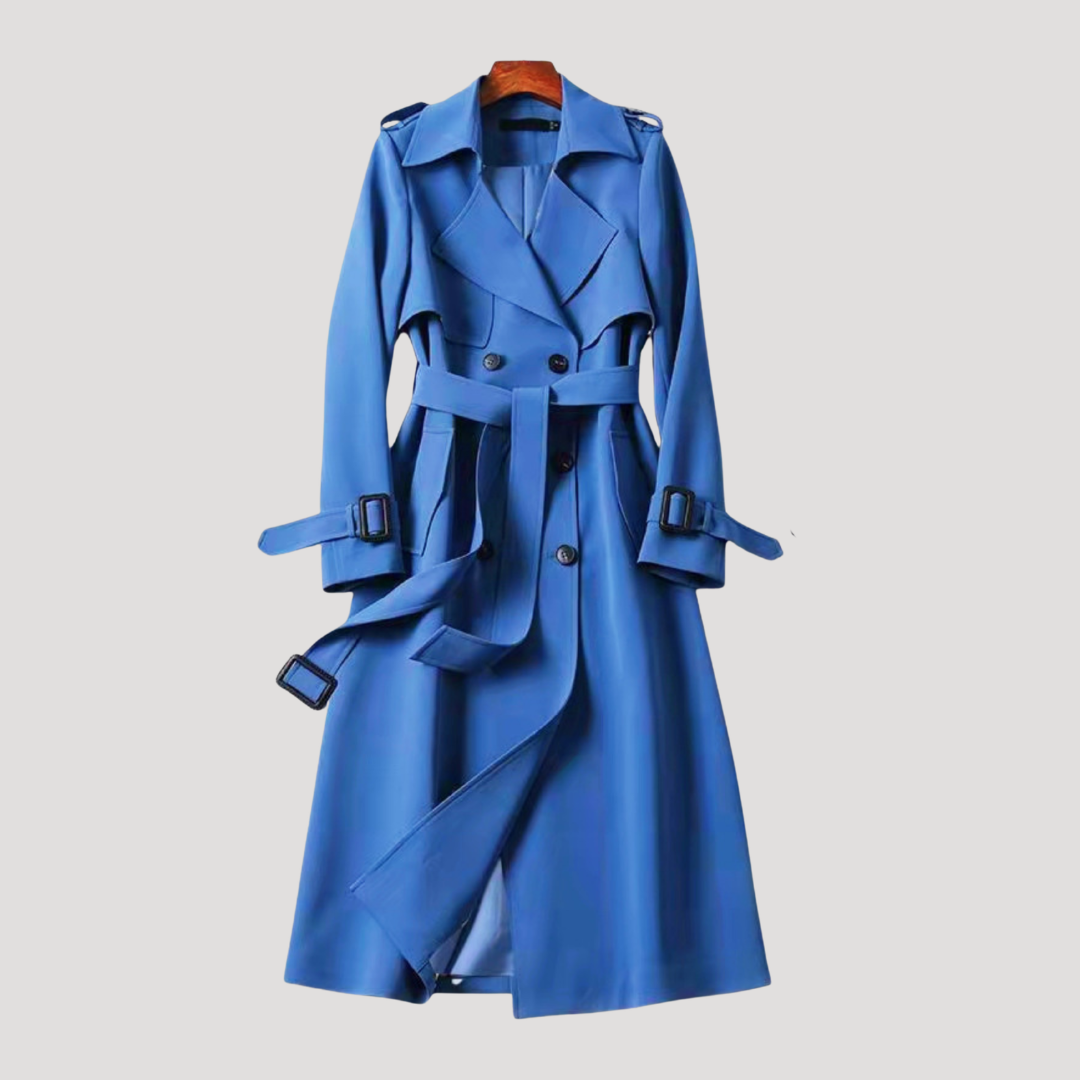 Trench Donna Doppiopetto con Cintura – Stile Elegante Intramontabile