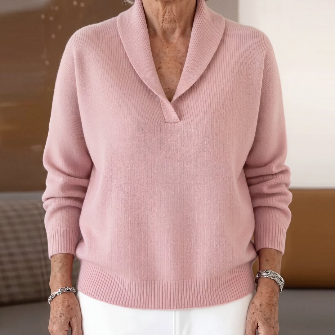 Maglione scollo a V donna Clarissa - Comodo e valorizzante