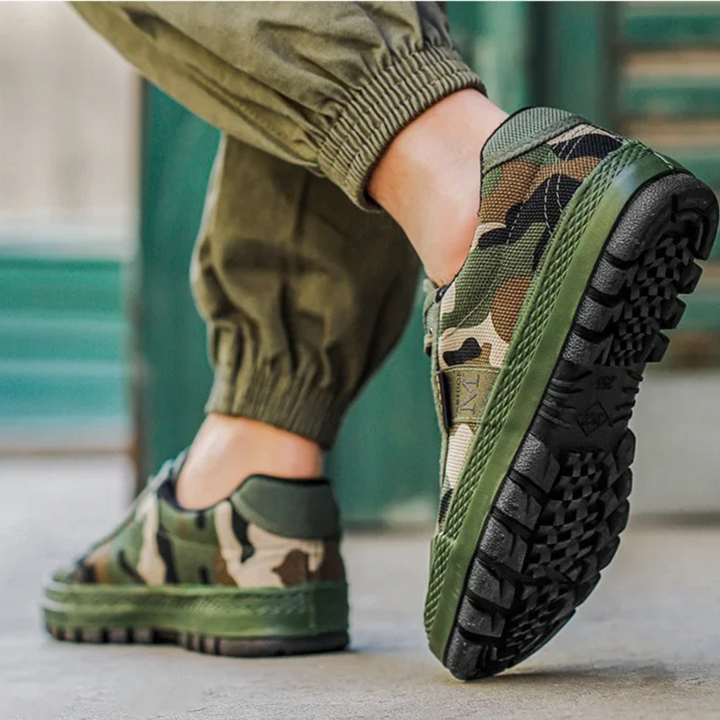 Sneakers da donna mimetiche per tutti i terreni – Stile sportivo casual per attività all'aperto