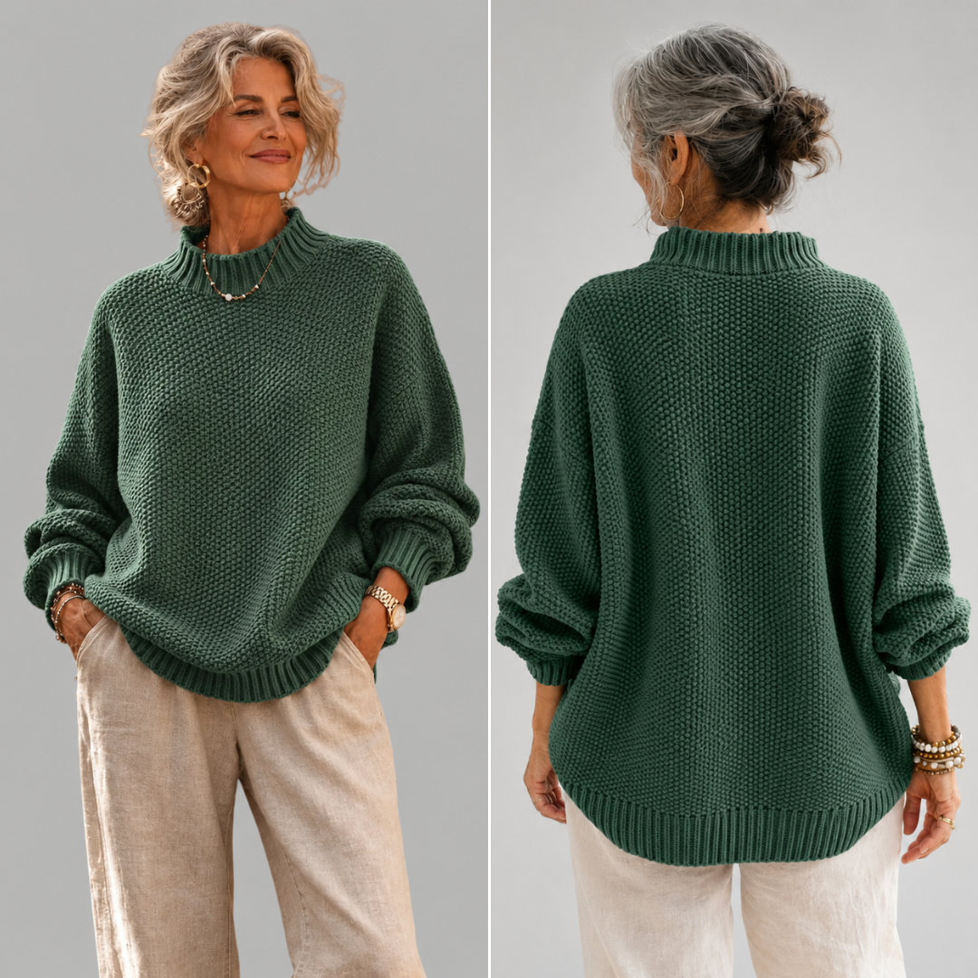 Pull femme en maille décontractée - Doux et décontracté