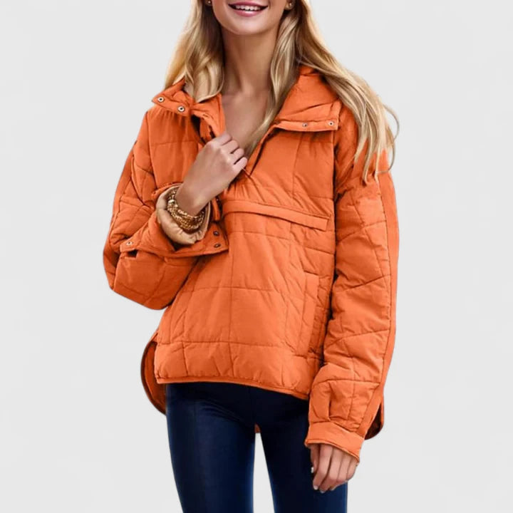 Giacca impermeabile oversize da donna
