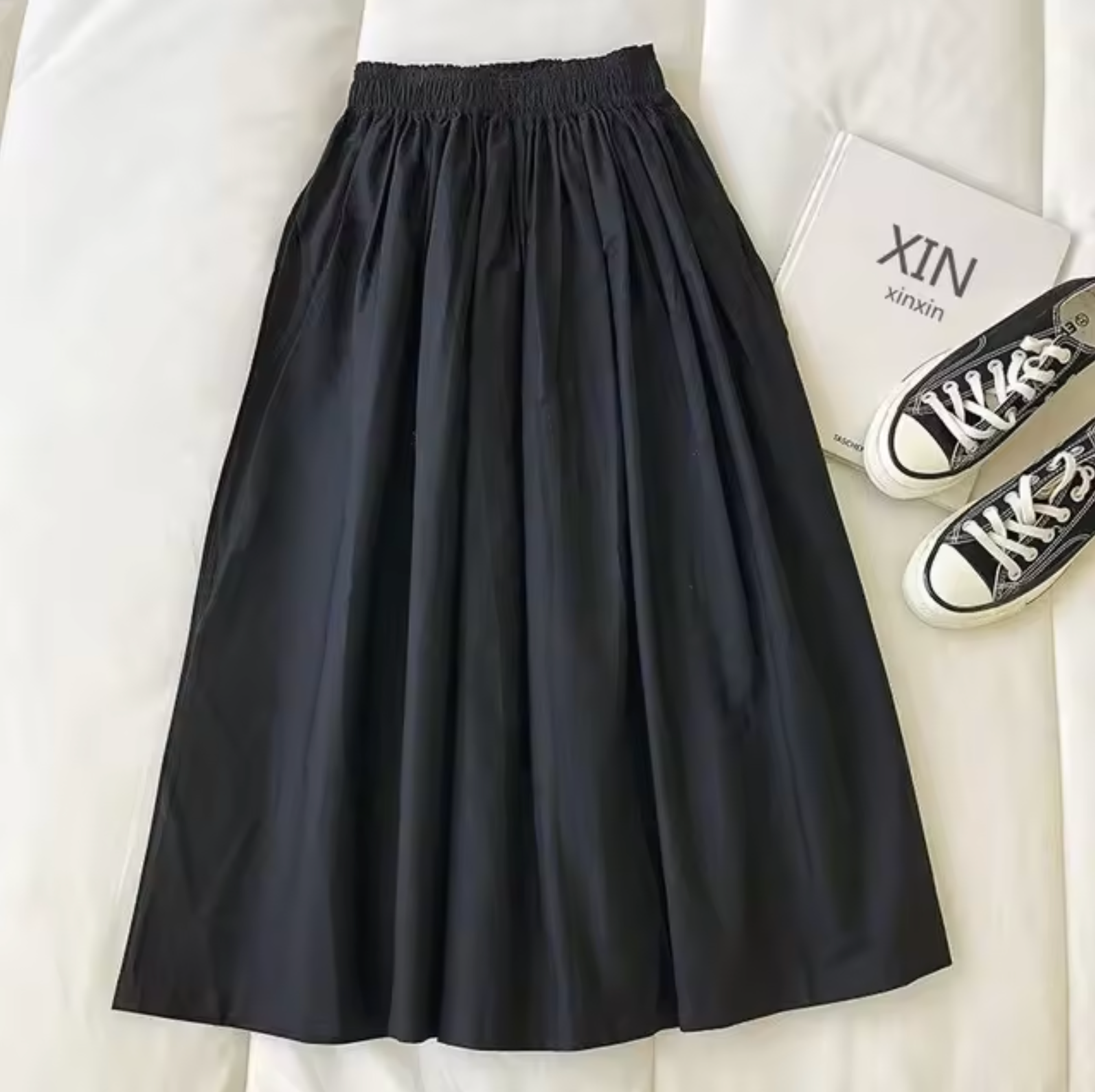 Gonna ampia da donna a vita alta – Comoda, casual, stile estivo
