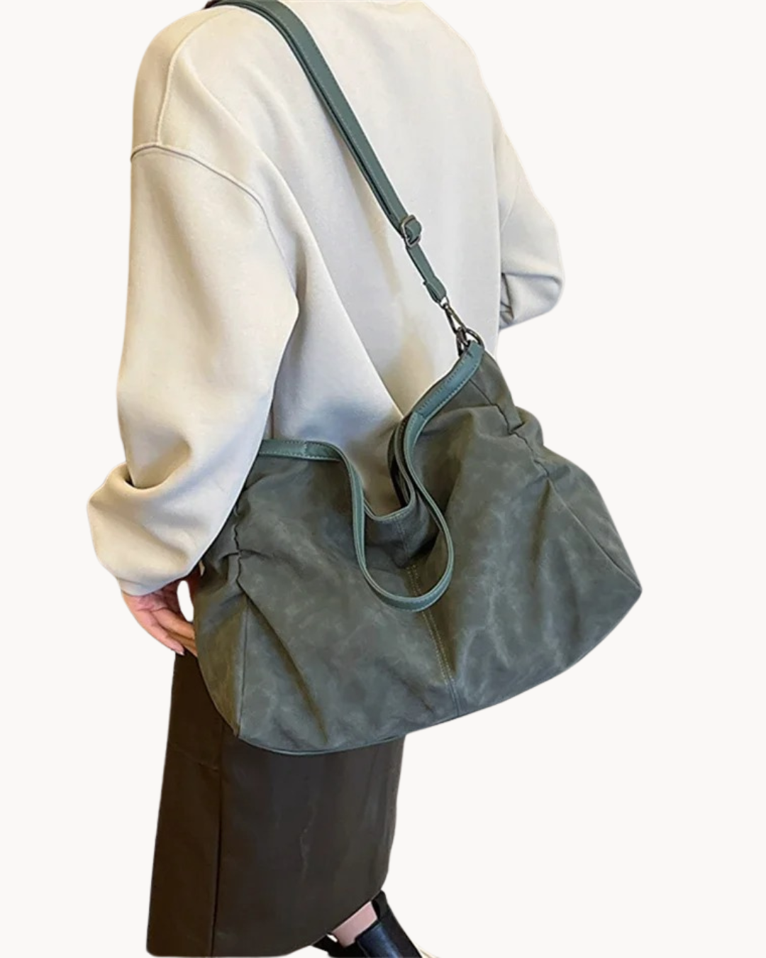 Borsa tote in pelle spaziosa e oversize per donna - Borsa per tutti i giorni