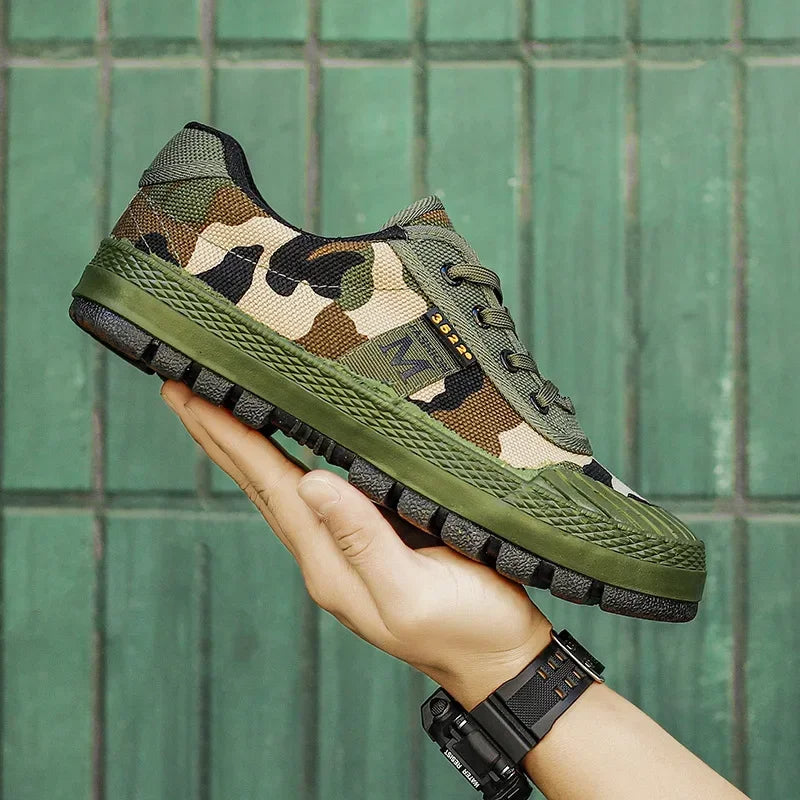 Sneakers da donna mimetiche per tutti i terreni – Stile sportivo casual per attività all'aperto