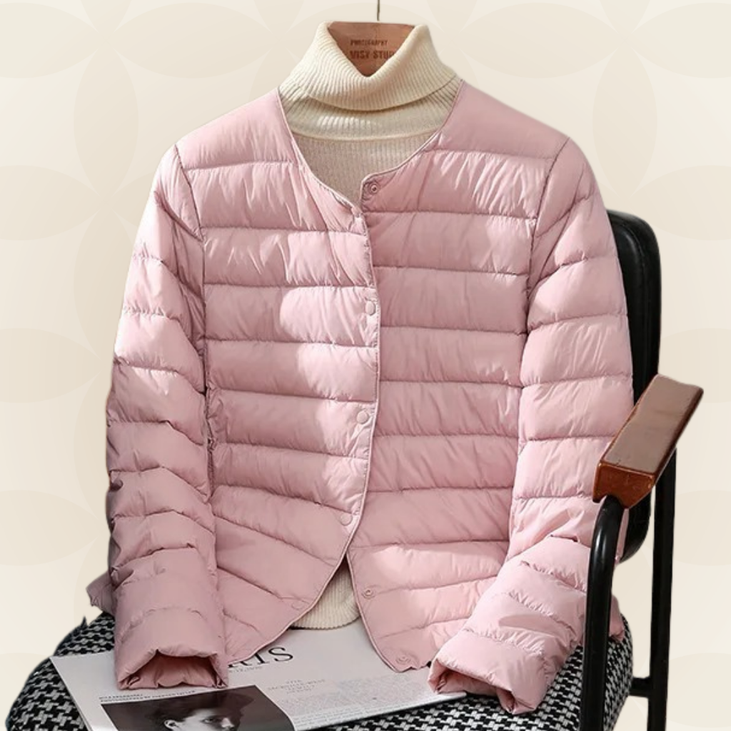 Giacca Donna Imbottita Mezza Stagione - Stile Leggero Comodo e Caldo.