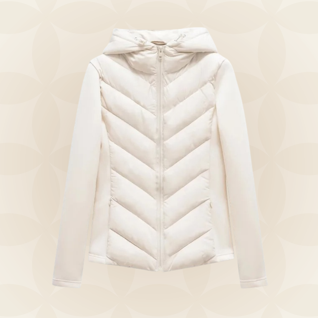 Veste femme de mi-saison à motif – Style chic, original et chaud.