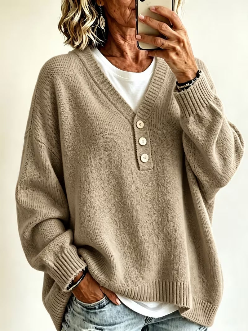 Jersey casual de mujer de color liso: estilo suave y cómodo para el día a día