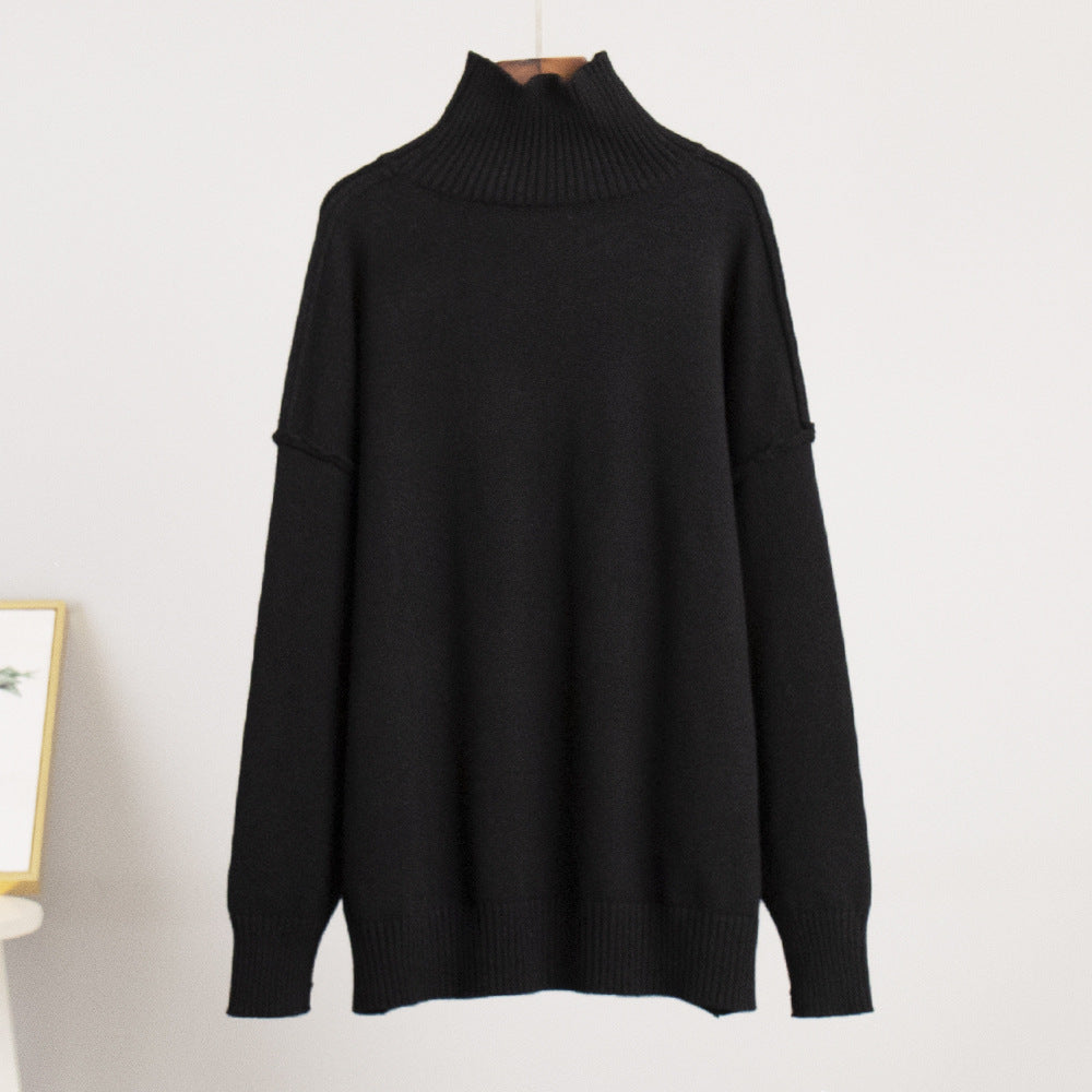Maglione dolcevita donna spesso - Caldo e casual