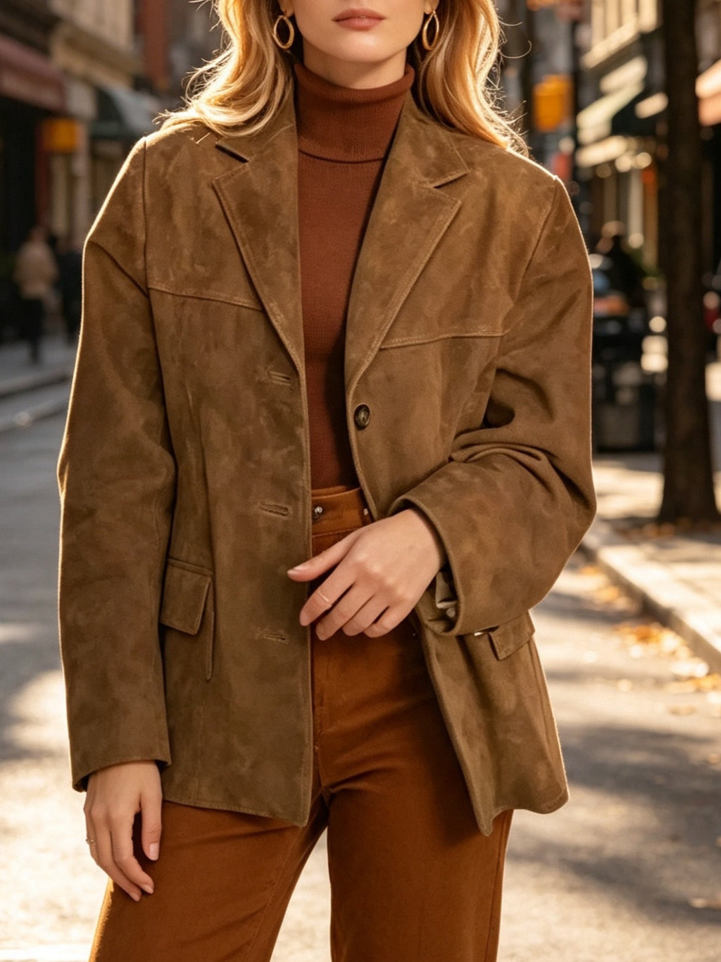 Cappotto donna retro con tasche - Ampio ed elegante