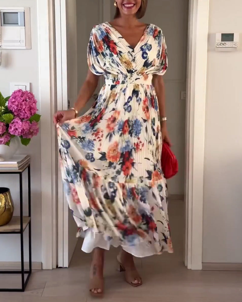 Abito floreale elegante da donna - Leggero e raffinato