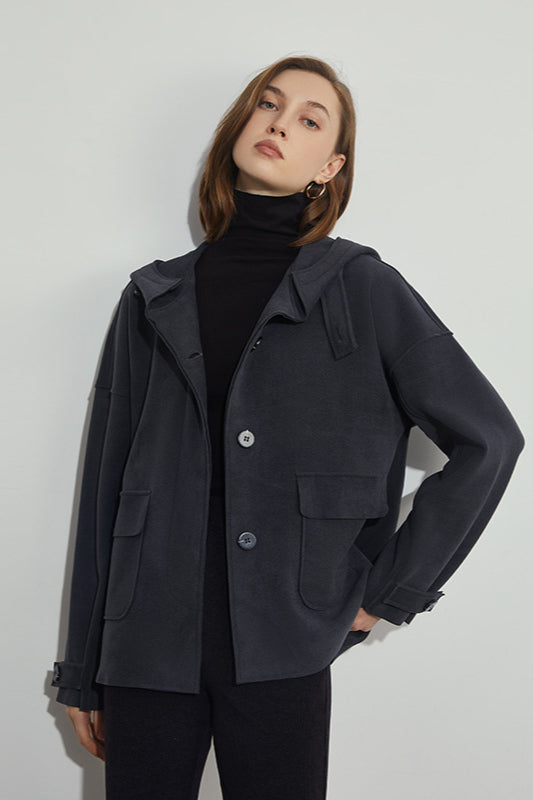 Surchemise imperméable pour femme avec boutons - Pratique et décontractée