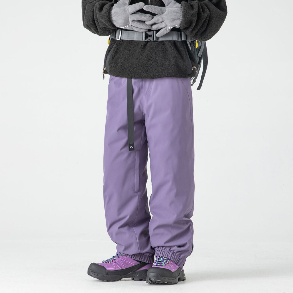 Pantaloni da snowboard impermeabili da uomo con bretelle – Pantaloni da sci invernali isolati