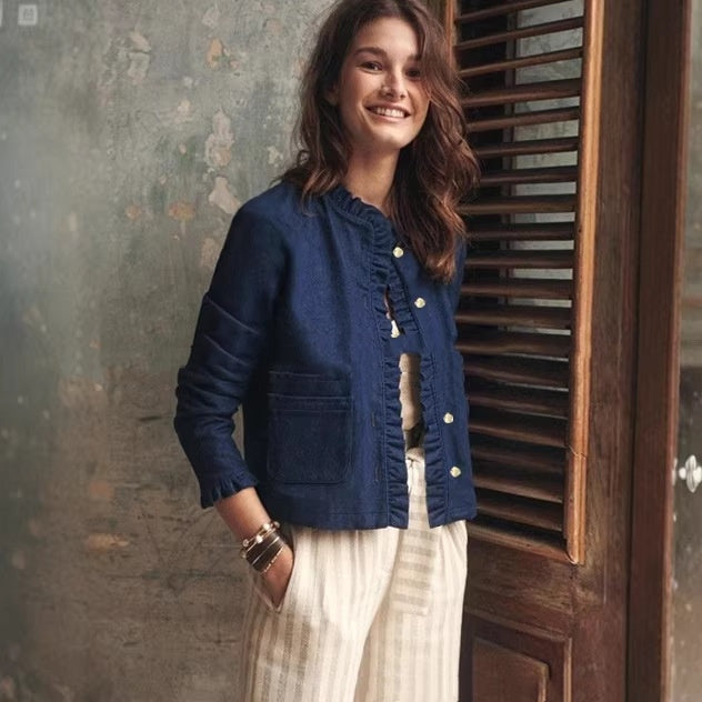 Top femme superposé style workwear - Rétro et ample