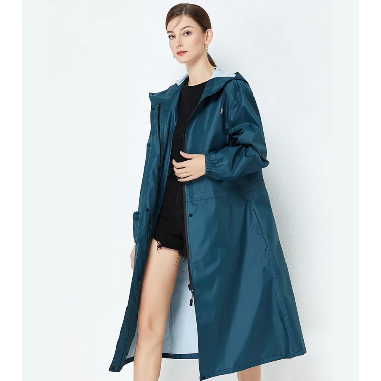 Impermeabile - giacca lunga da donna impermeabile