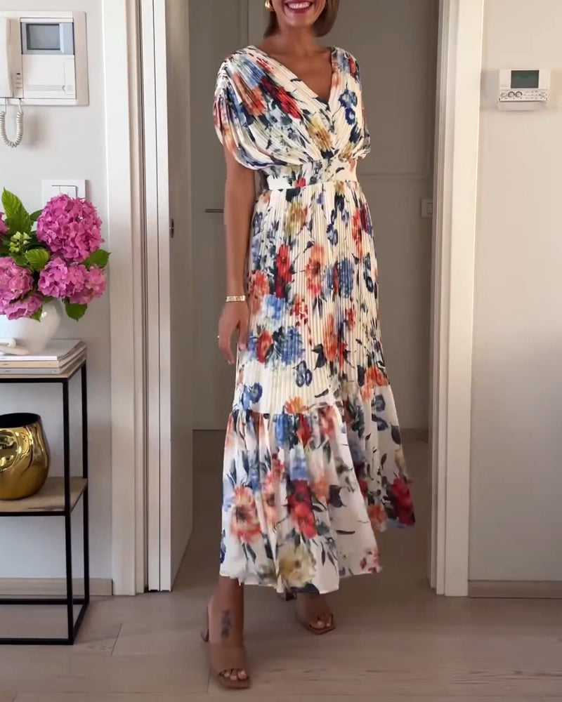 Abito floreale elegante da donna - Leggero e raffinato