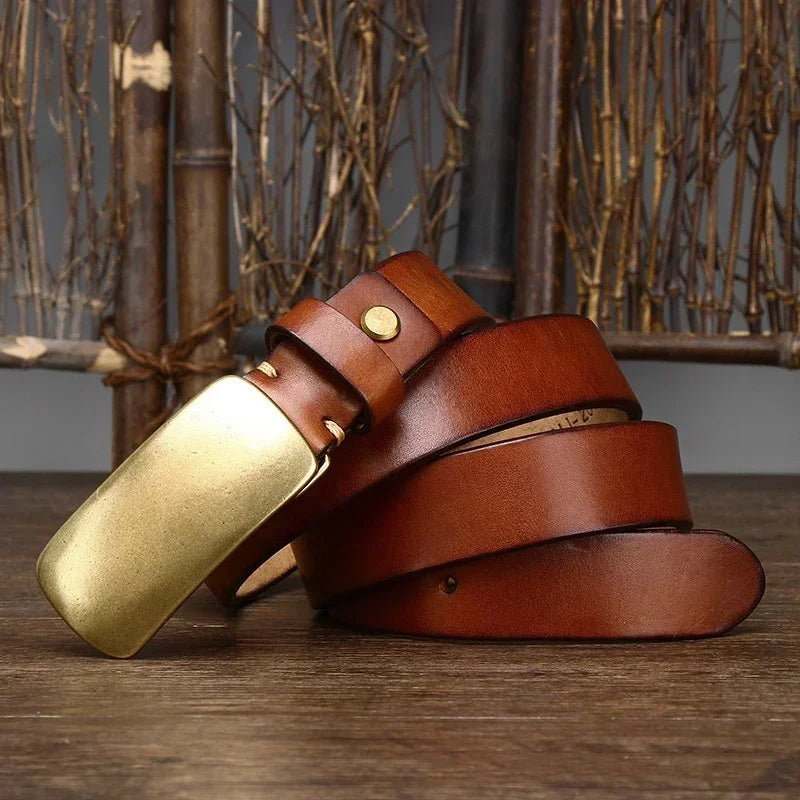 Cintura Hercules con Fibbia in Ottone – Accessorio Versatile Casual & Elegante