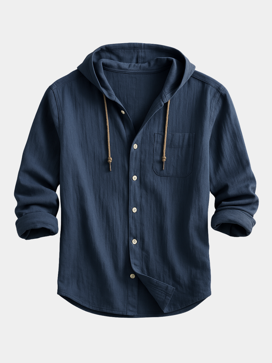 Camicia con Cappuccio Laurent Monaco – Lusso, Stile Casual e Design Moderno