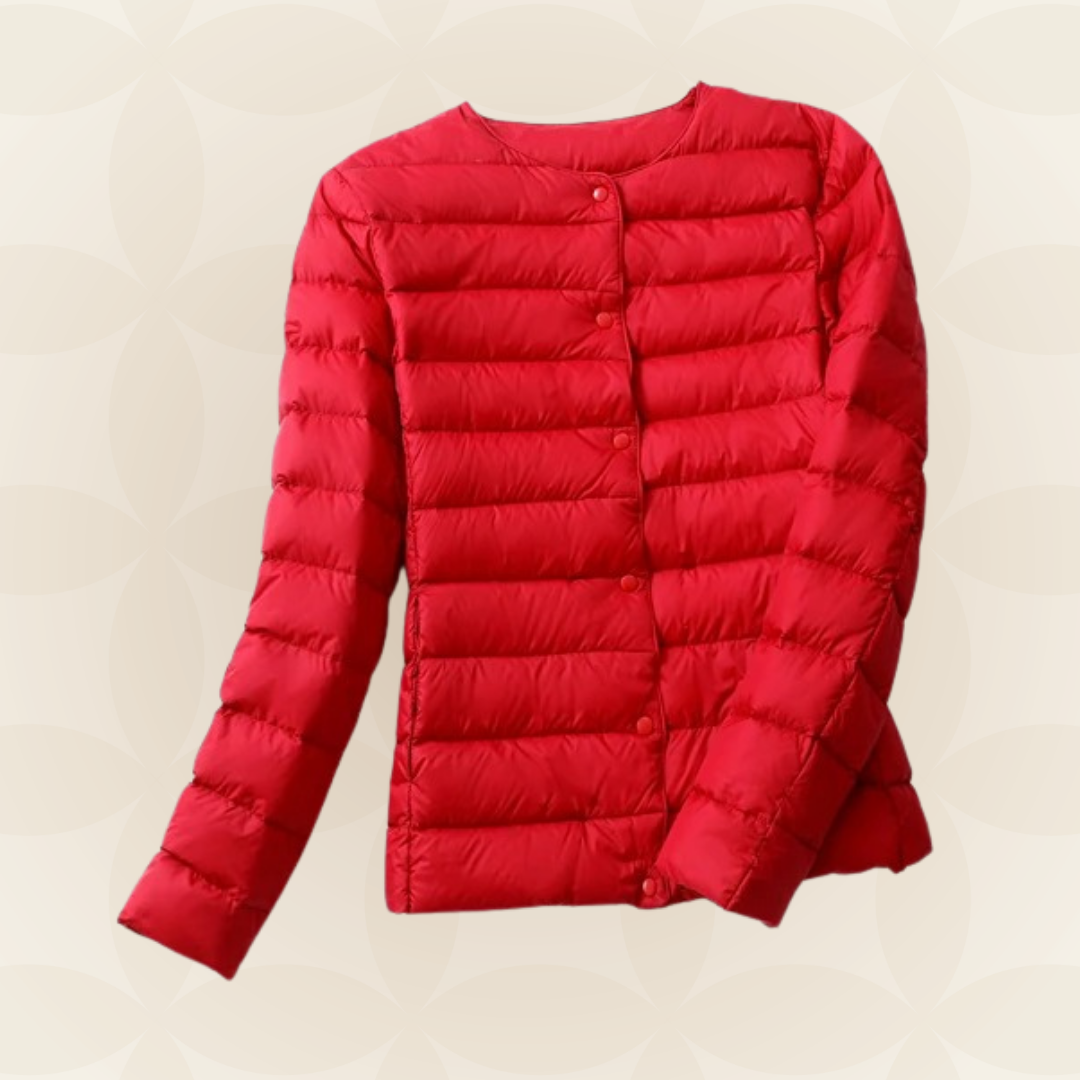 Giacca Donna Imbottita Mezza Stagione - Stile Leggero Comodo e Caldo.