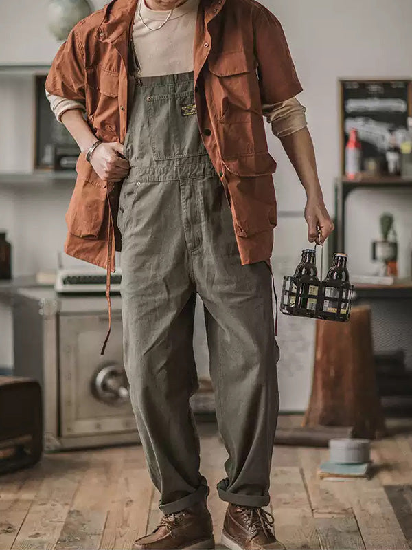 Tuta unisex in tela resistente – Comoda tuta in stile vintage per il lavoro