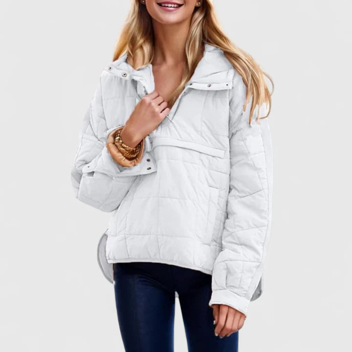 Giacca impermeabile oversize da donna