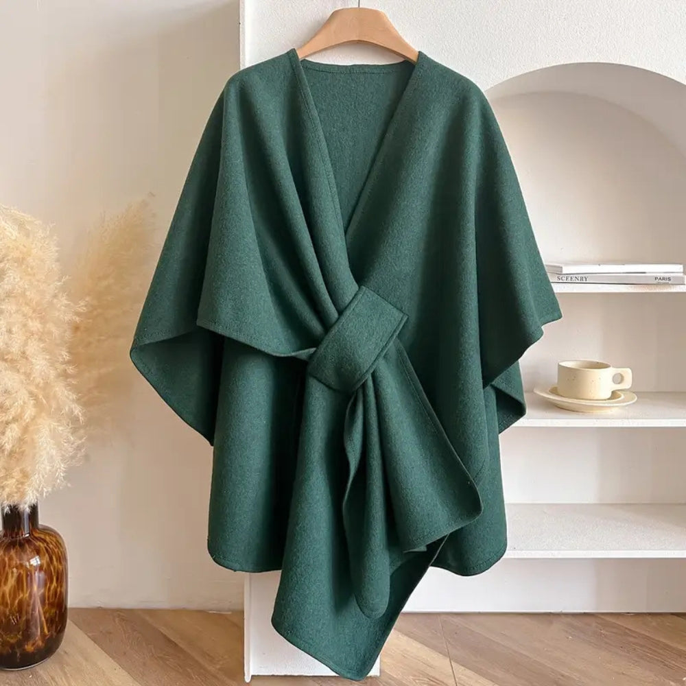 Cappotto scialle antivento di lusso da donna