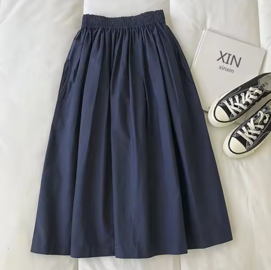 Gonna ampia da donna a vita alta – Comoda, casual, stile estivo