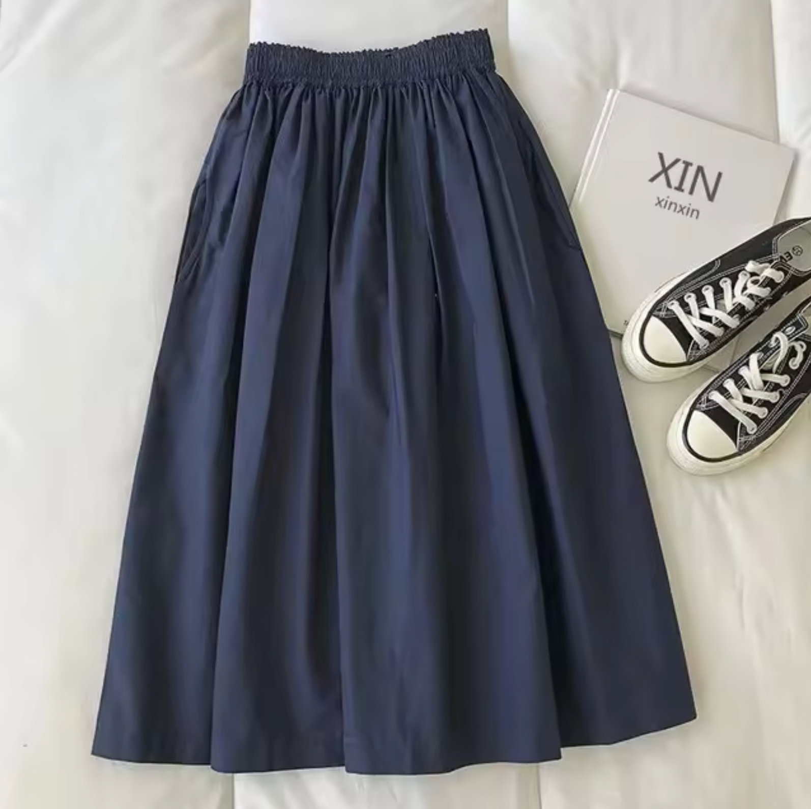 Gonna ampia da donna a vita alta – Comoda, casual, stile estivo