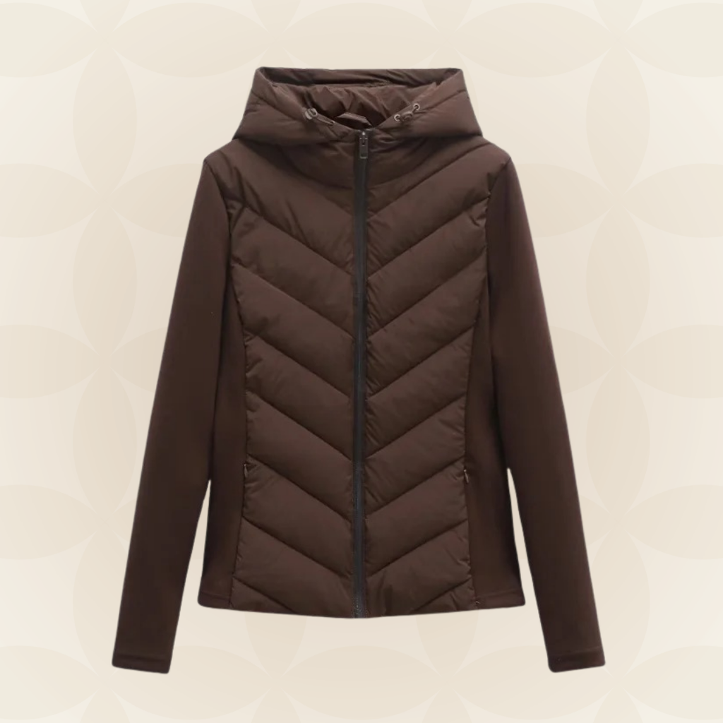Veste femme de mi-saison à motif – Style chic, original et chaud.