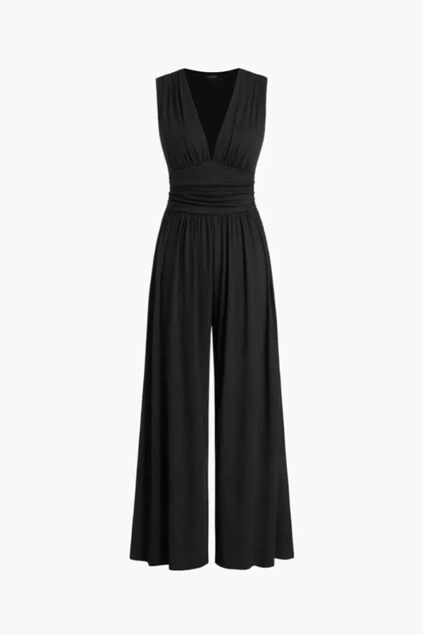 Tuta Felicity Donna - Jumpsuit Elegante con Scollo a V