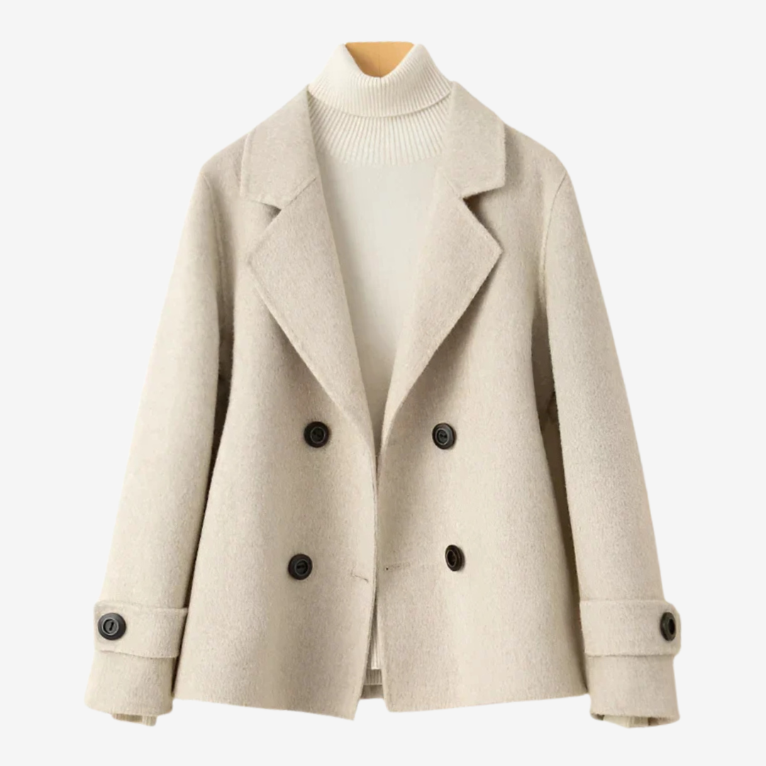 Elegante blazer doppiopetto da donna – Giacca con revers alla moda