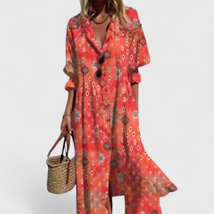 Abito boho elegante da donna – Stile estivo casual, chic e svolazzante