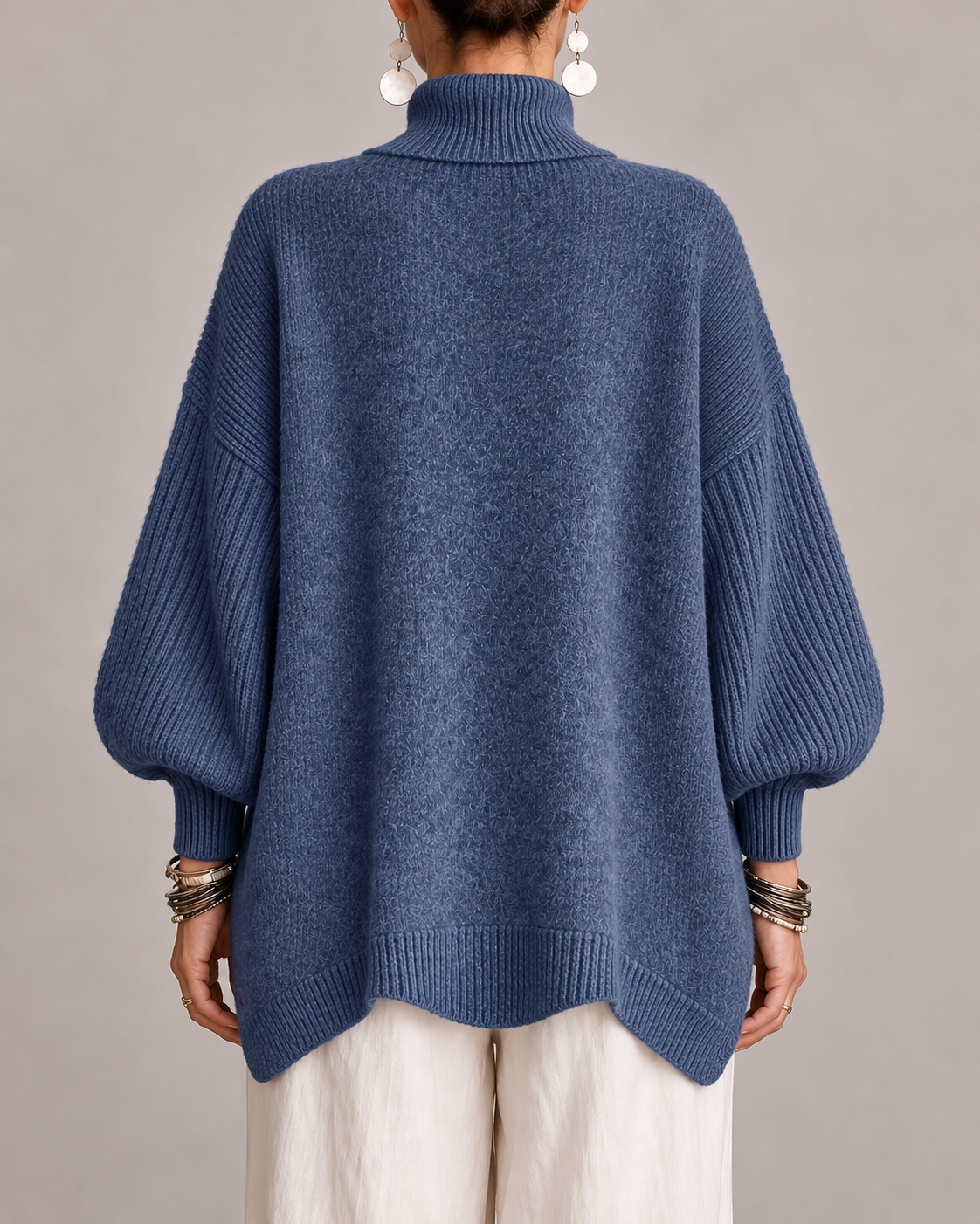 Pull femme à col roulé Kathleen - Élégant et doux