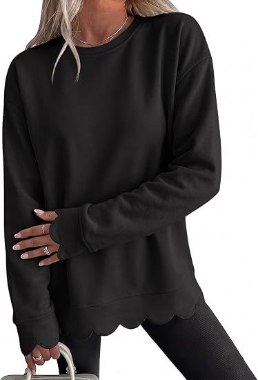 Sweat-shirt femme à col rond - Décontracté et doux