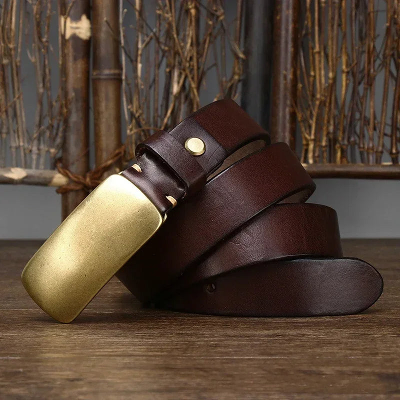 Cintura Hercules con Fibbia in Ottone – Accessorio Versatile Casual & Elegante