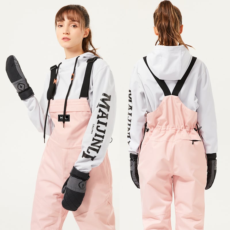 Pantaloni da sci unisex isolati – Pantaloni invernali resistenti all'abrasione per la neve