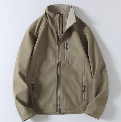 Giacca softshell da uomo per attività all'aperto – Giacca casual premium con cerniera