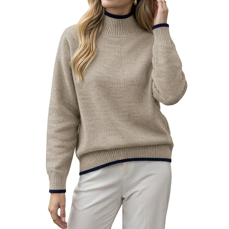 Pull femme minimaliste uni - Doux et intemporel