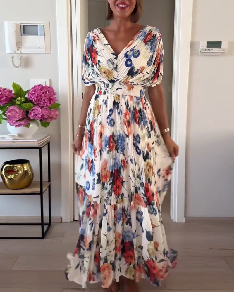 Abito floreale elegante da donna - Leggero e raffinato