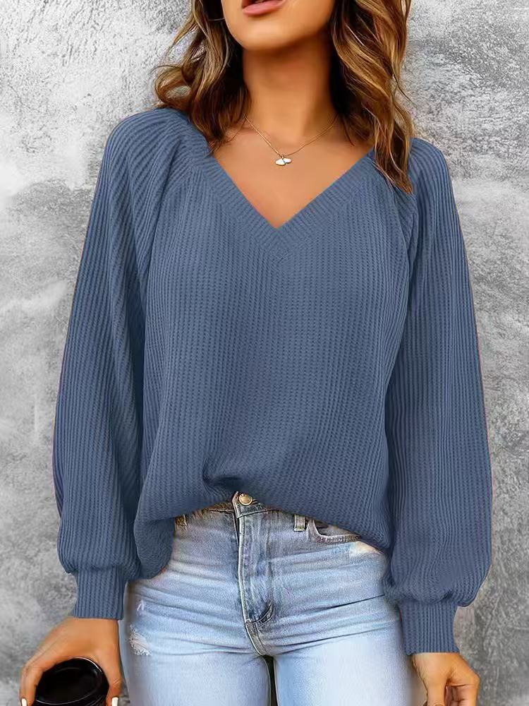 Pull ample pour femme en maille douce - Décontracté et confortable