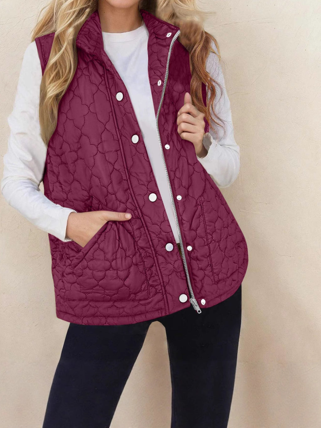 Gilet matelassé femme sans manches - Chaud et pratique