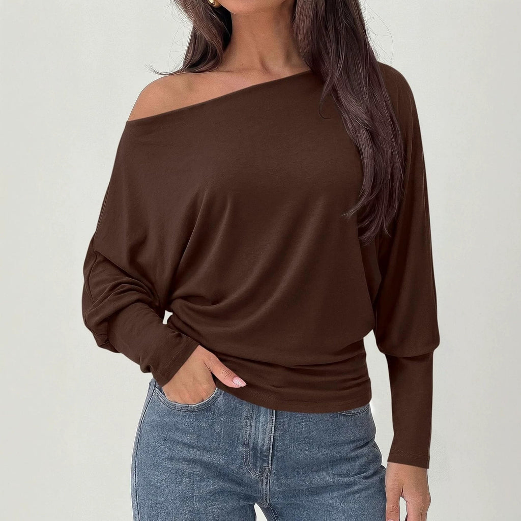 Top femme à manches chauve-souris - Polyvalent et doux