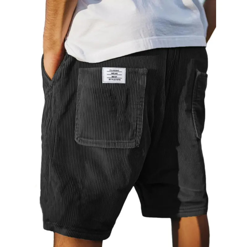 Shorts in velluto da uomo – morbidi casual per estate e tempo libero