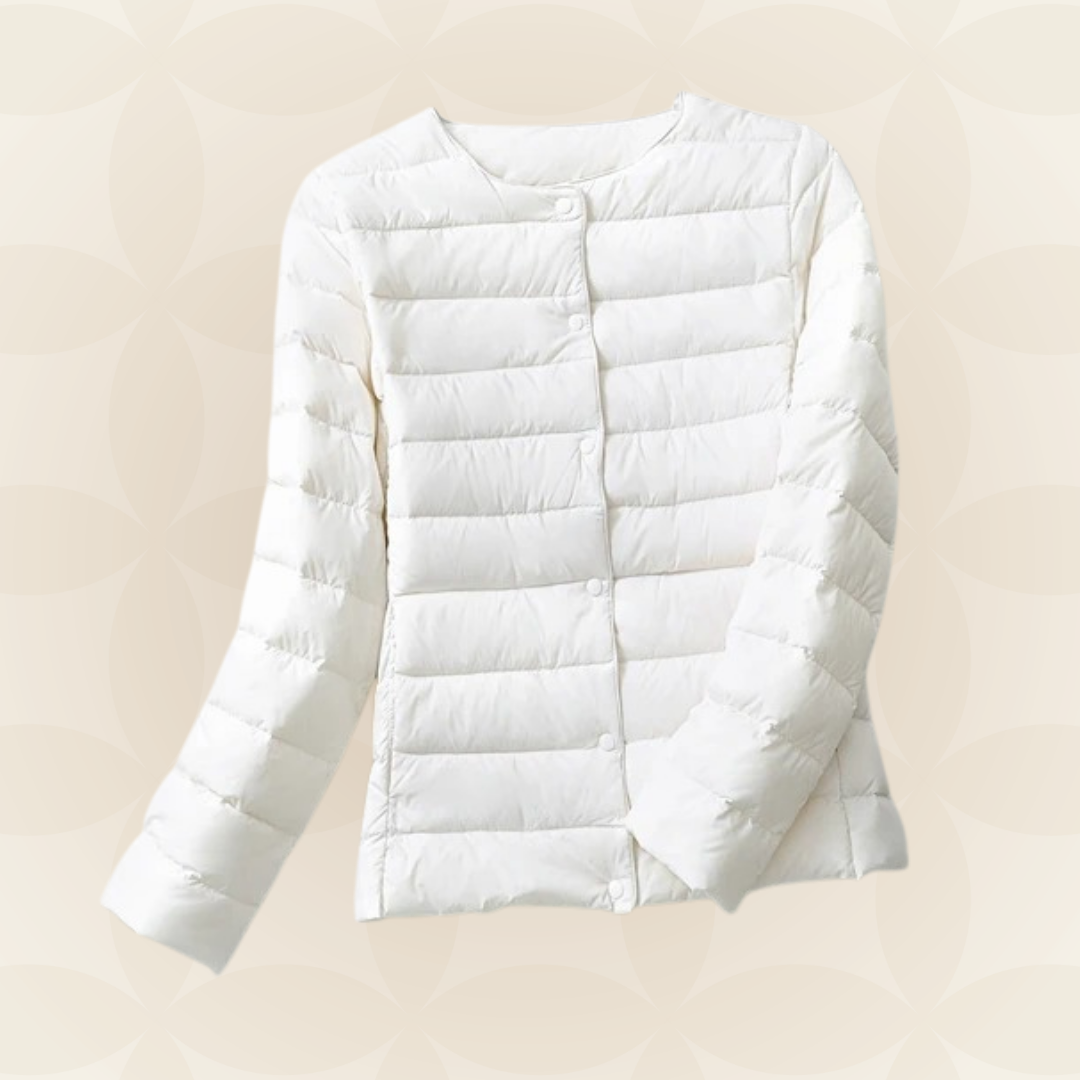 Giacca Donna Imbottita Mezza Stagione - Stile Leggero Comodo e Caldo.